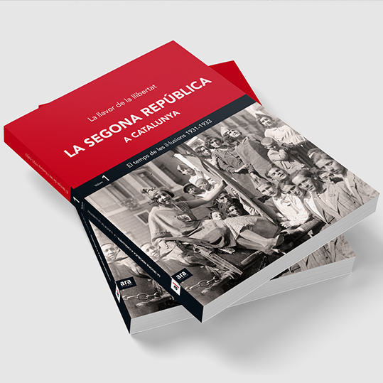 Diseño y maquetación de la Colección de 3 Volúmenes de La segona República de Catalunya.