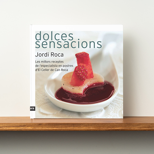 Diseño de portada e interior de Dolces Sensacions de Jordi Roca