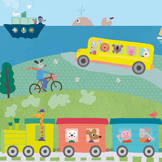 Ilustración, diseño y maquetación de Mi primer memory. Cliente: Círculo de lectores