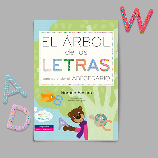 Diseño e ilustración del Árbol de las letras.